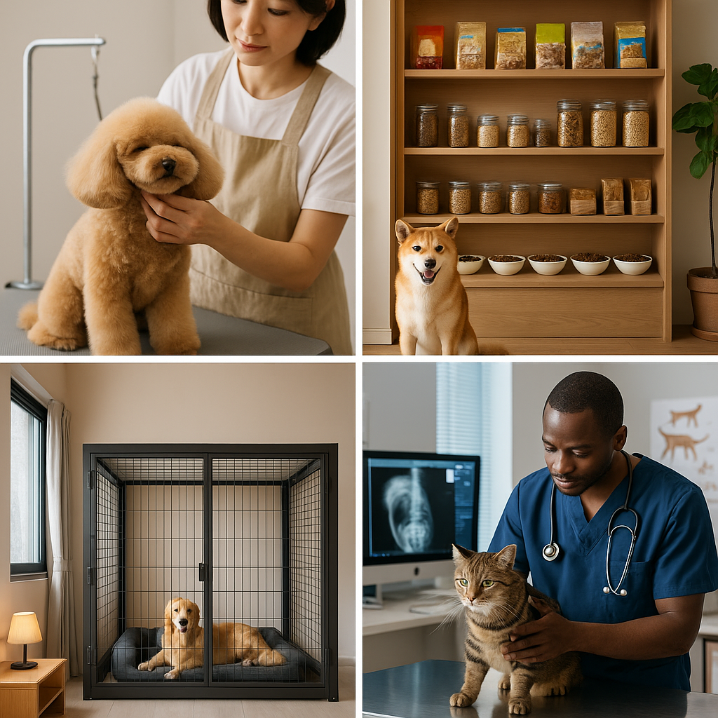 Grooming, Delis, Pet Hotels & Vet Clinics
