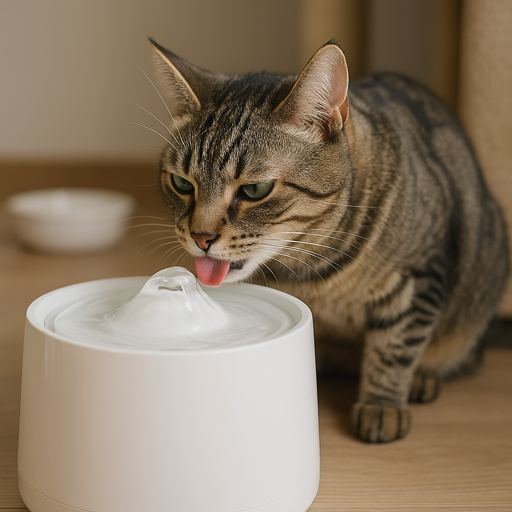 Water intake monitoring for CKD cats