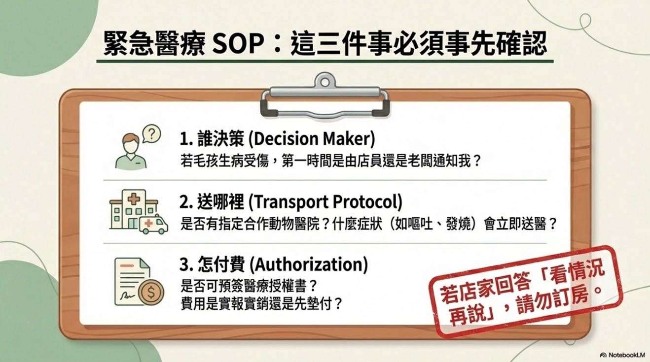 新竹寵物寄宿緊急醫療SOP