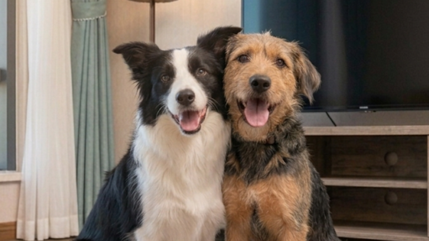 邊境牧羊犬合照